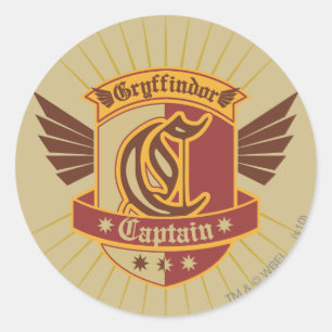 ハリー・ポッター   Gryffindor QUIDDITCH � Captain Emble ラウンドシール