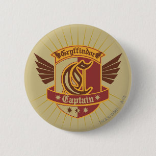 ハリー・ポッター   Gryffindor QUIDDITCH � Captain Emble 缶バッジ