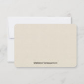 ハリー・ポッター | Hedwig -ベビー招待状用の書籍 招待状 (裏面)