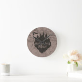 ハリー・ポッター | HOGWARTS™キャッスルマラウダーの地図 ラウンド壁時計 (ホーム)