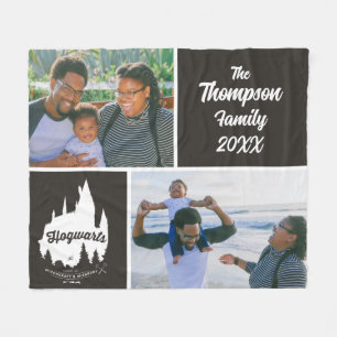 ハリー・ポッター   HOGWARTS™ Castle Family写真 フリースブランケット