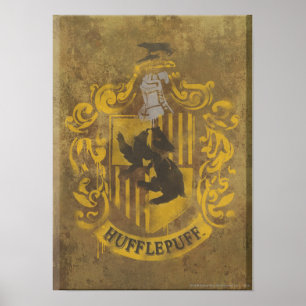 ハリー・ポッター   Hufflepuffクレストスプレー絵を描 ポスター