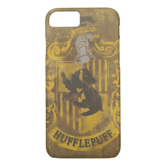 ハリー・ポッター | Hufflepuffクレストスプレー絵を描 Case-Mate iPhoneケース (裏面)