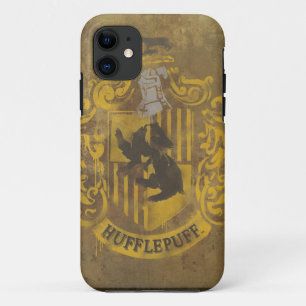 ハリー・ポッター   Hufflepuffクレストスプレー絵を描 iPhone 11 ケース