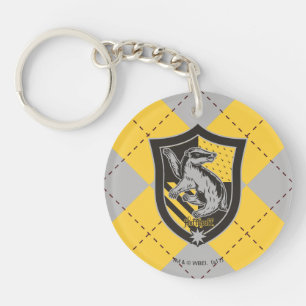 ハリー・ポッター   Hufflepuffハウスプライドクレスト キーホルダー