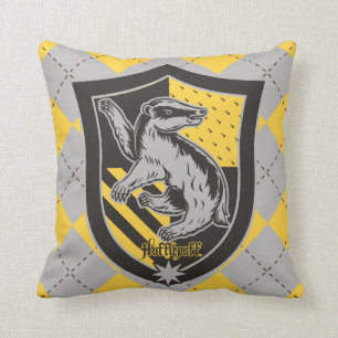 ハリー・ポッター Hufflepuffハウスプライドクレスト クッション