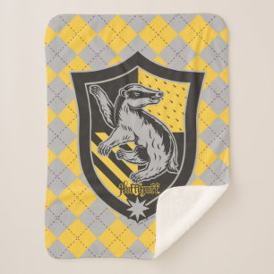 ハリー・ポッター   Hufflepuffハウスプライドクレスト シェルパブランケット
