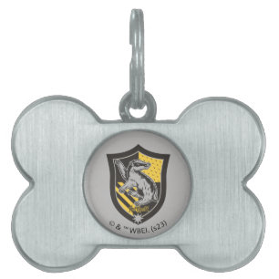 ハリー・ポッター Hufflepuffハウスプライドクレスト ペットネームタグ