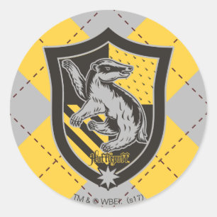ハリー・ポッター Hufflepuffハウスプライドクレスト ラウンドシール