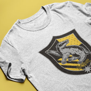 ハリー・ポッター Hufflepuffハウスプライドクレスト Tシャツ