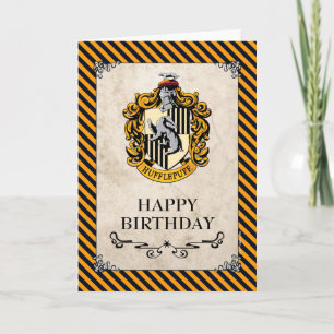 ハリー・ポッター   Hufflepuffハッピーバースデー カード