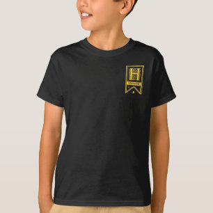 ハリー・ポッター Hufflepuffモノグラムバナー Tシャツ