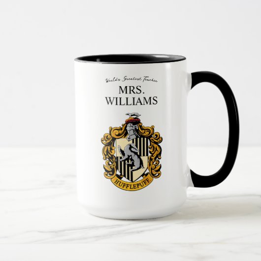 ハリー・ポッター | Hufflepuff先生 パーソナライズされた マグカップ (右)