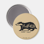 ハリー・ポッター | HUFFLEPUFF™シルエットタイポグラフィ マグネット (正面/裏面)