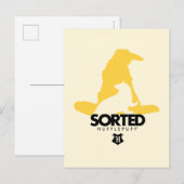 ハリー・ポッター | HUFFLEPUFF™ハウスに分類 ポストカード (正面/裏面)