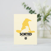 ハリー・ポッター | HUFFLEPUFF™ハウスに分類 ポストカード (スタンド正面)