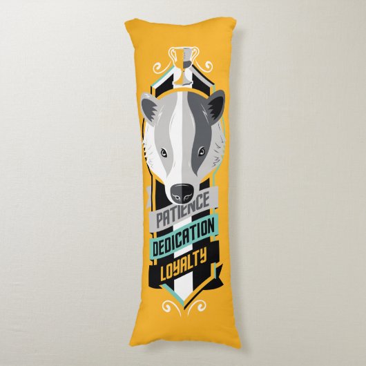 ハリー・ポッター | HUFFLEPUFF™ハウスの特徴Sigil ボディピロー (正面縦)