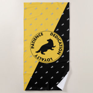 ハリー・ポッター HUFFLEPUFF™ハウストレイトグラフィック ビーチタオル