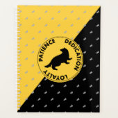 ハリー・ポッター | HUFFLEPUFF™ハウストレイトグラフィック プランナー手帳 (正面)