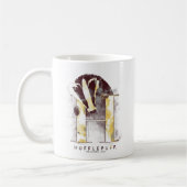 ハリー・ポッター | HUFFLEPUFF™ バッジ 水彩画 コーヒーマグカップ (左)