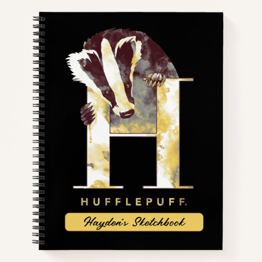 ハリー・ポッター | HUFFLEPUFF™ Badgerスケッチ ノートブック (正面)