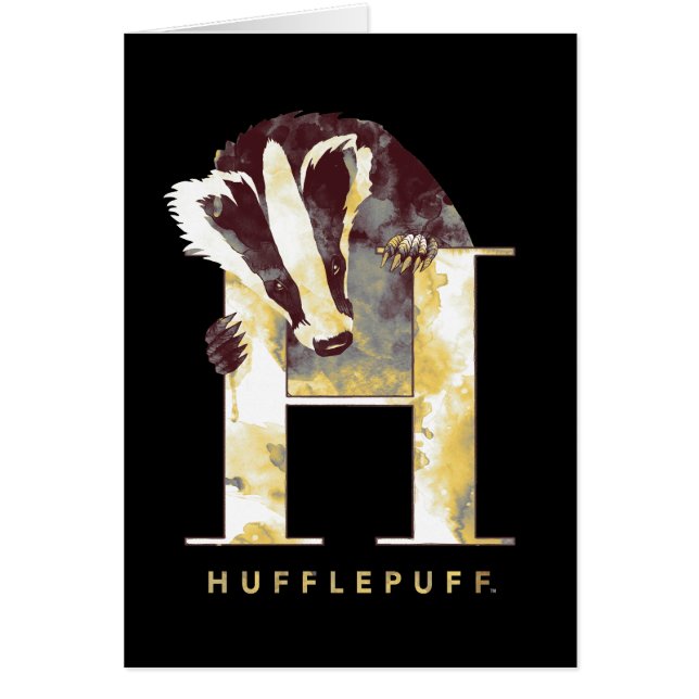 ハリー・ポッター | HUFFLEPUFF™ Badger Water color (正面)