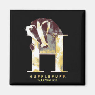 ハリー・ポッター HUFFLEPUFF™ Badger Water color マグネット