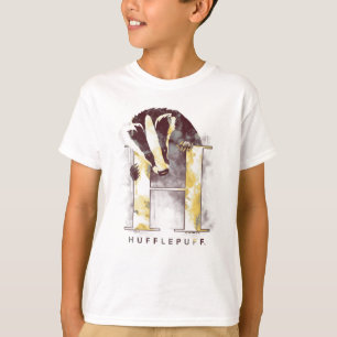 ハリー・ポッター   HUFFLEPUFF™ Badger Water color Tシャツ