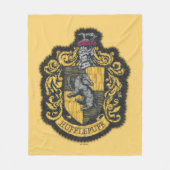 ハリー・ポッター | Hufflepuff Crest Patch フリースブランケット (正面)