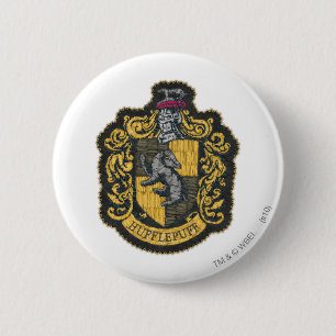 ハリー・ポッター   Hufflepuff Crest Patch 缶バッジ