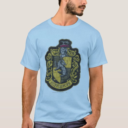 ハリー・ポッター | Hufflepuff Crest Patch Tシャツ (正面)