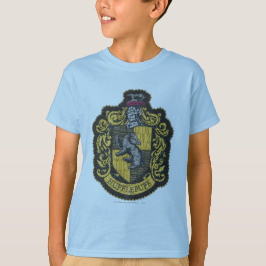 ハリー・ポッター | Hufflepuff Crest Patch Tシャツ (正面)