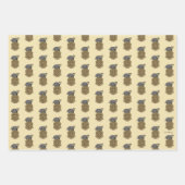 ハリー・ポッター | Hufflepuff Crest with Badger ラッピングペーパーシート (正面)