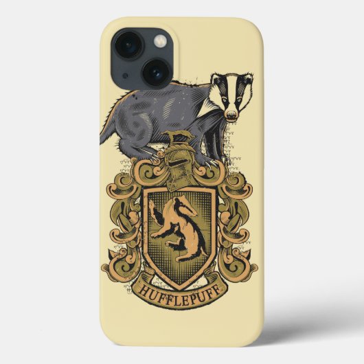 ハリー・ポッター | Hufflepuff Crest with Badger Case-Mate iPhoneケース (裏面)