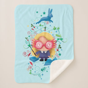 ハリー・ポッター   Luna Lovegoodグラフィック シェルパブランケット