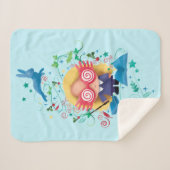 ハリー・ポッター | Luna Lovegoodグラフィック シェルパブランケット (正面(横))