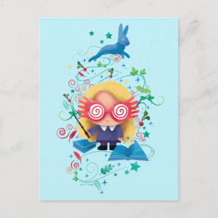 ハリー・ポッター   Luna Lovegoodグラフィック ポストカード