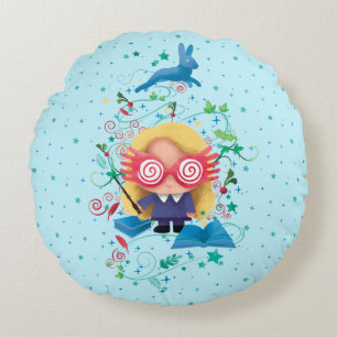 ハリー・ポッター   Luna Lovegoodグラフィック ラウンドクッション