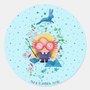 ハリー・ポッター   Luna Lovegoodグラフィック ラウンドシール
