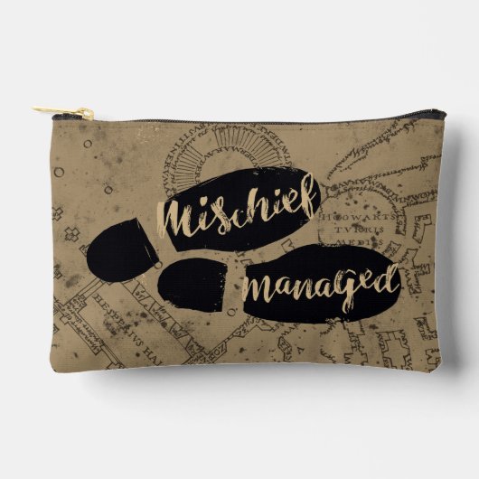ハリー・ポッター | MISCHIEF MANAGED™マップ機器シンボル アクセサリーポーチ (正面)