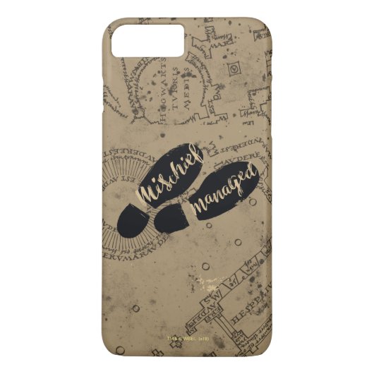 ハリー・ポッター | MISCHIEF MANAGED™マップ機器シンボル Case-Mate iPhoneケース (裏面)