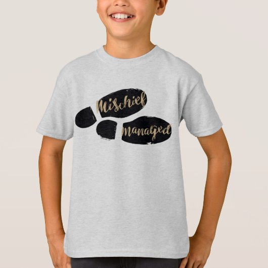 ハリー・ポッター | MISCHIEF MANAGED™マップ機器シンボル Tシャツ (正面)