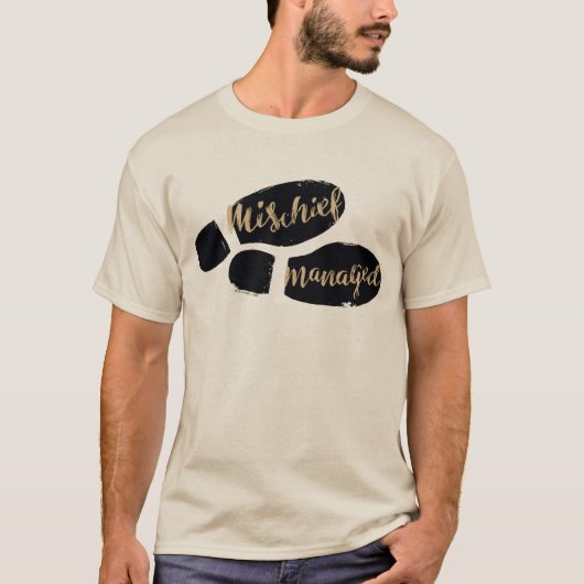 ハリー・ポッター | MISCHIEF MANAGED™マップ機器シンボル Tシャツ (正面)