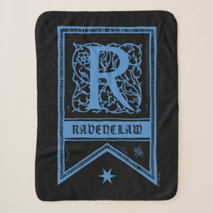 ハリー・ポッター Ravenclawモノグラムバナー シェルパブランケット