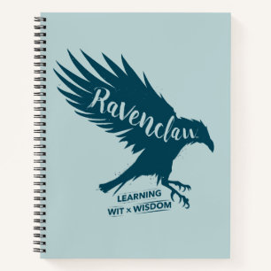 ハリー・ポッター   RAVENCLAW™シルエットタイポグラフィ ノートブック