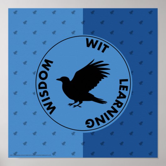 ハリー・ポッター | RAVENCLAW™ハウストレイトグラフィック ポスター (正面)