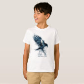 ハリー・ポッター | RAVENCLAW™ Raven Water color Tシャツ (正面フル)