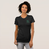 ハリー・ポッター | Slytherinモノグラムのバナー Tシャツ (正面フル)