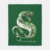 ハリー・ポッター | SLYTHERIN™スネークウォーター色 フリースブランケット (正面)