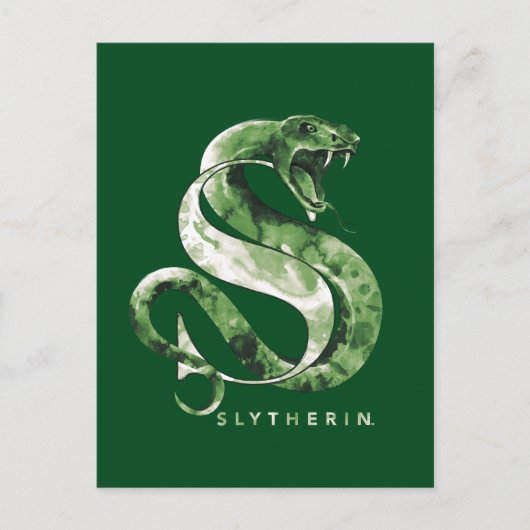 ハリー・ポッター | SLYTHERIN™スネークウォーター色 ポストカード (正面)